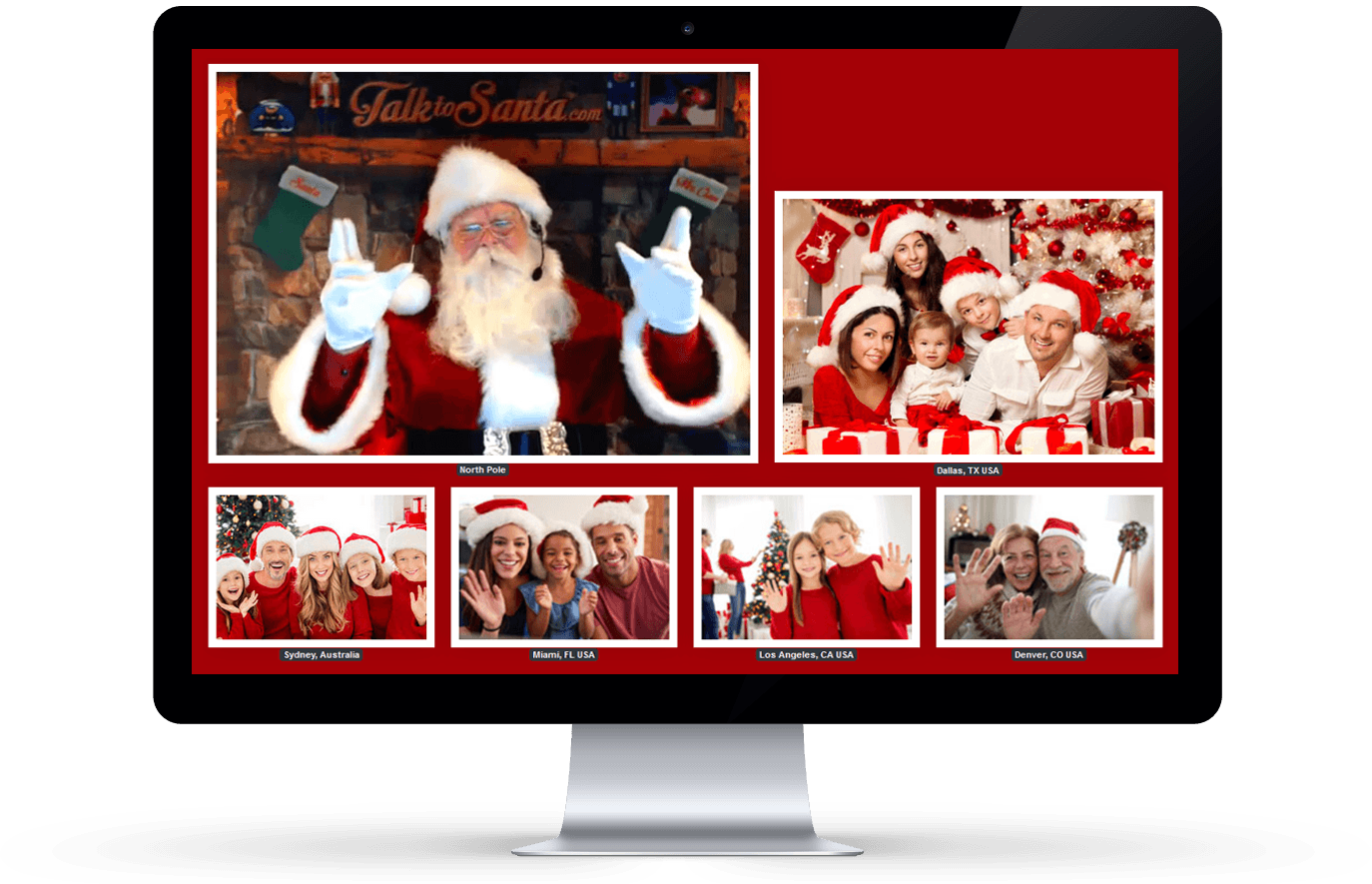 Live video call with Santa. | Talk to Santa. www.talktosanta.com
